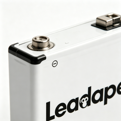 Leadape High Capacity 9V Square Battery, Long Lasting Stable Voltage Dry Cell Battery, Replacement Power Supply for Multimeter Remote Smoke Detector Guitar Microphone