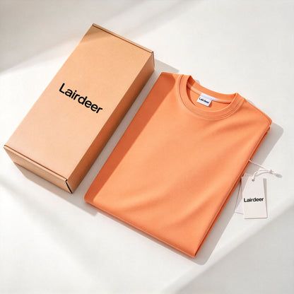 Lairdeer Men Solid Color Short Sleeve T-Shirt, Crew Neck Casual Basic Tee, Soft Breathable Classic Daily Wear Tops for Men