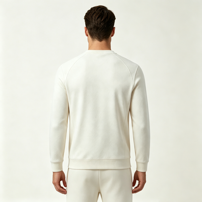 Rapideer Men’s Crew Neck 2 Piece Tracksuit Soft Breathable Jogger Sweat Suit Casual Athletic Daily Matching Outfit Set