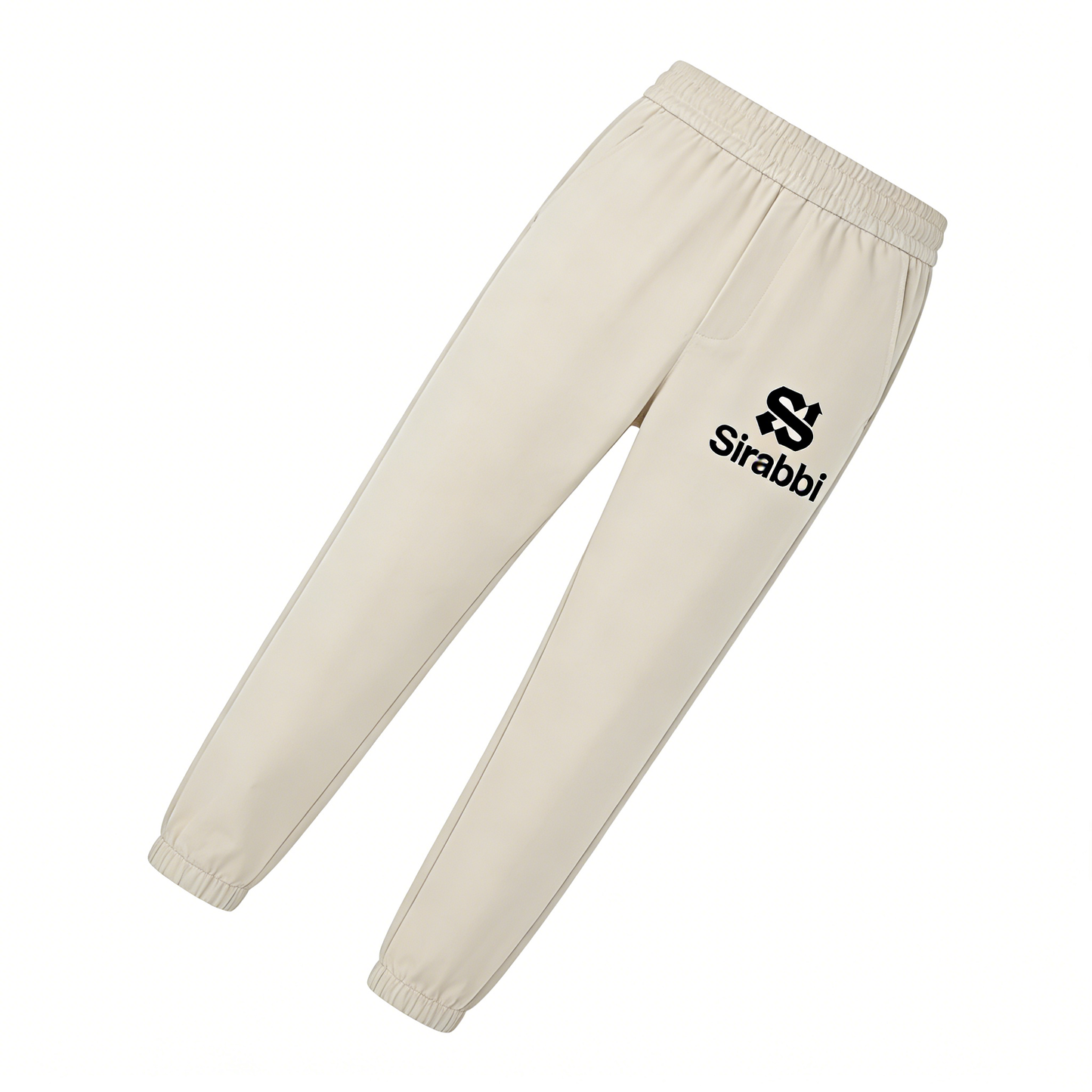 【Sirabbi Logo Print Casual Jogger Pants】—— Comfort & Style for Everyday Wear