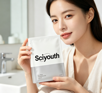 Sciyounth Hydrating Formula Facial Sheet Mask, Deep Moisturizing Soothing Face Mask for Dry Sensitive Skin, Repair Skin Barrier Brighten Dull Complexion, 8 Sheets Per Box