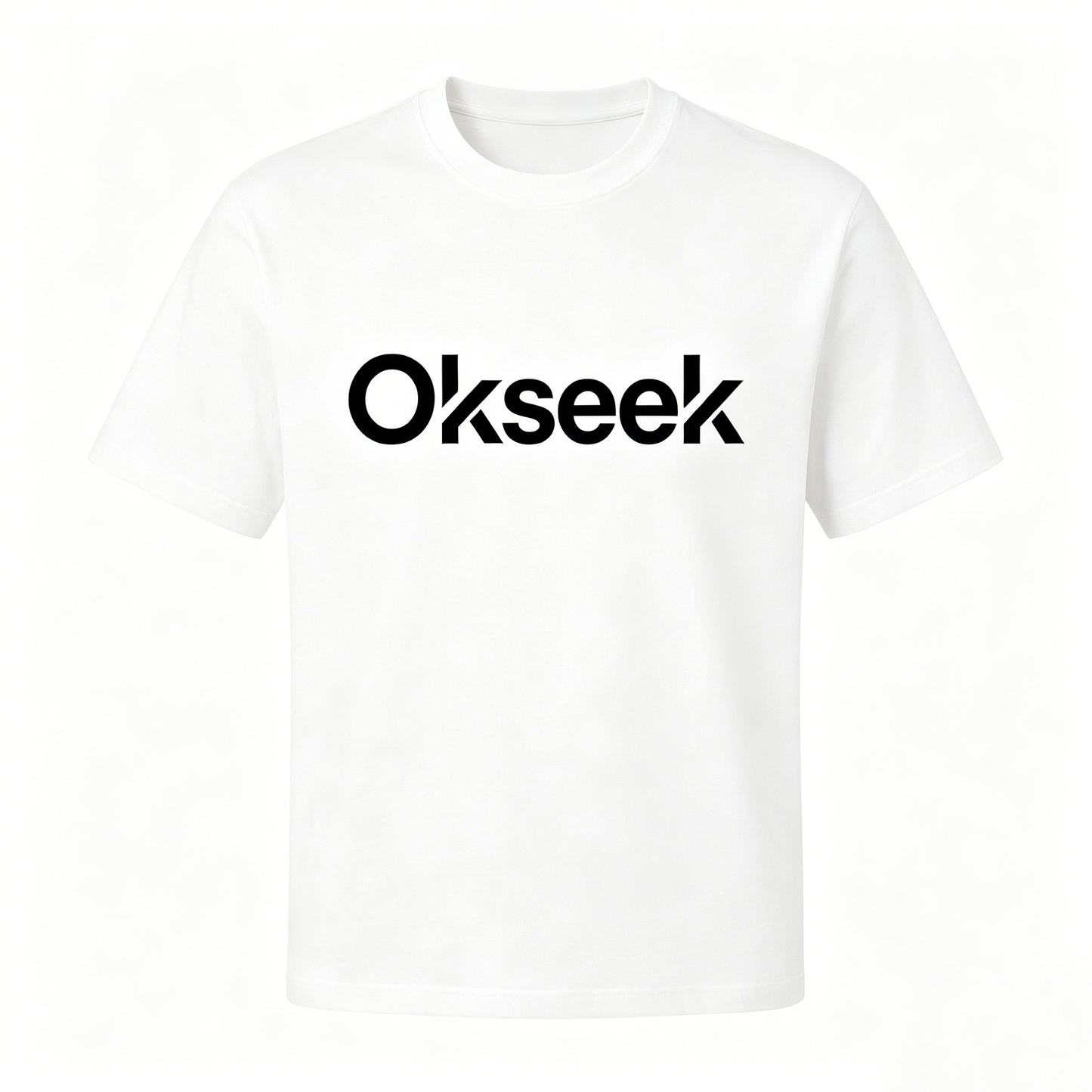 Okseek Men's Classic Crew Neck Short Sleeve T-Shirt, 100% Cotton Casual Basic Tee, Loose Fit Everyday Top for Summer