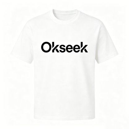 Okseek Men's Classic Crew Neck Short Sleeve T-Shirt, 100% Cotton Casual Basic Tee, Loose Fit Everyday Top for Summer