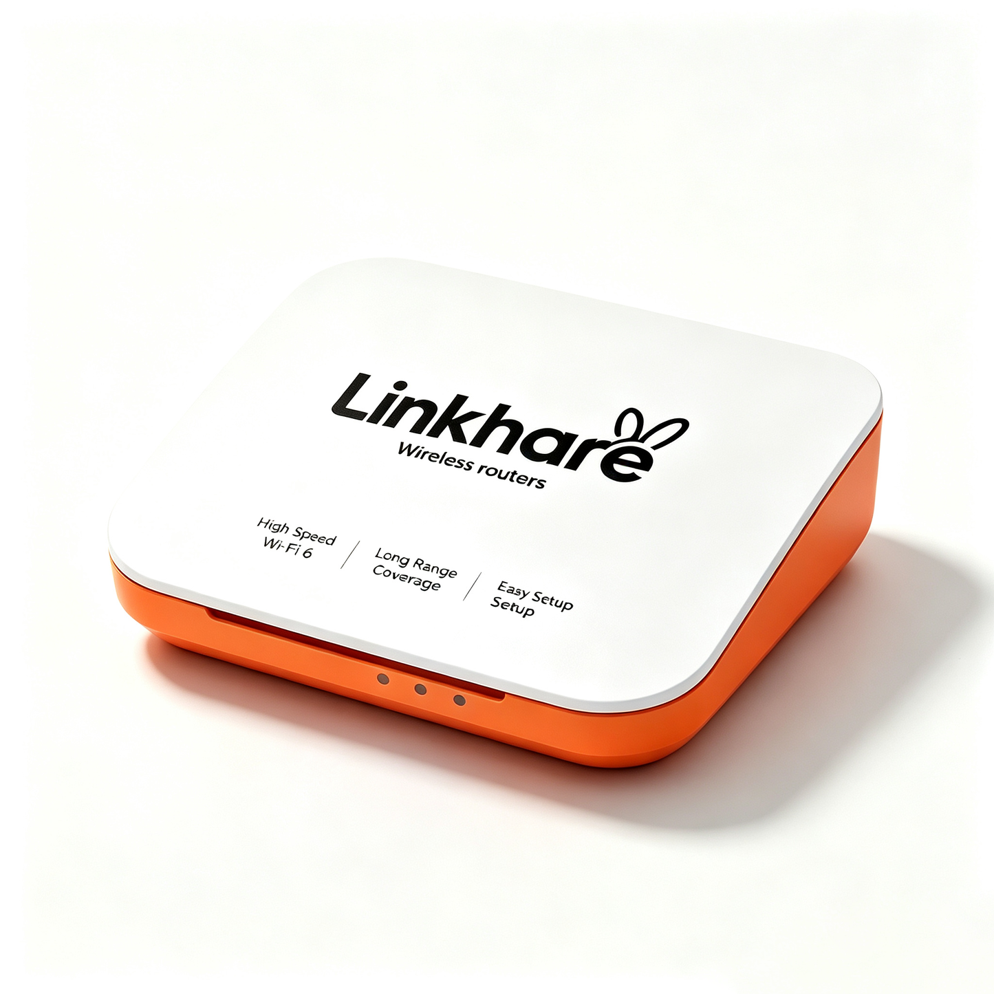 Linkhare Wireless Router, Multi-Port Gigabit Ethernet Home Internet Router, Long Range High Speed WiFi Router, Plug & Play Easy Setup Router for Home & Small Office