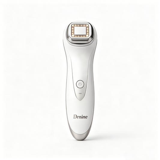 Drnine At-Home Multi-Functional Facial Skin Tightening Device, LED Light Therapy Anti-Aging Face Massager, Portable Skin Rejuvenation Beauty Machine for Lifting, Firming, Brightening & Reducing Fine Lines