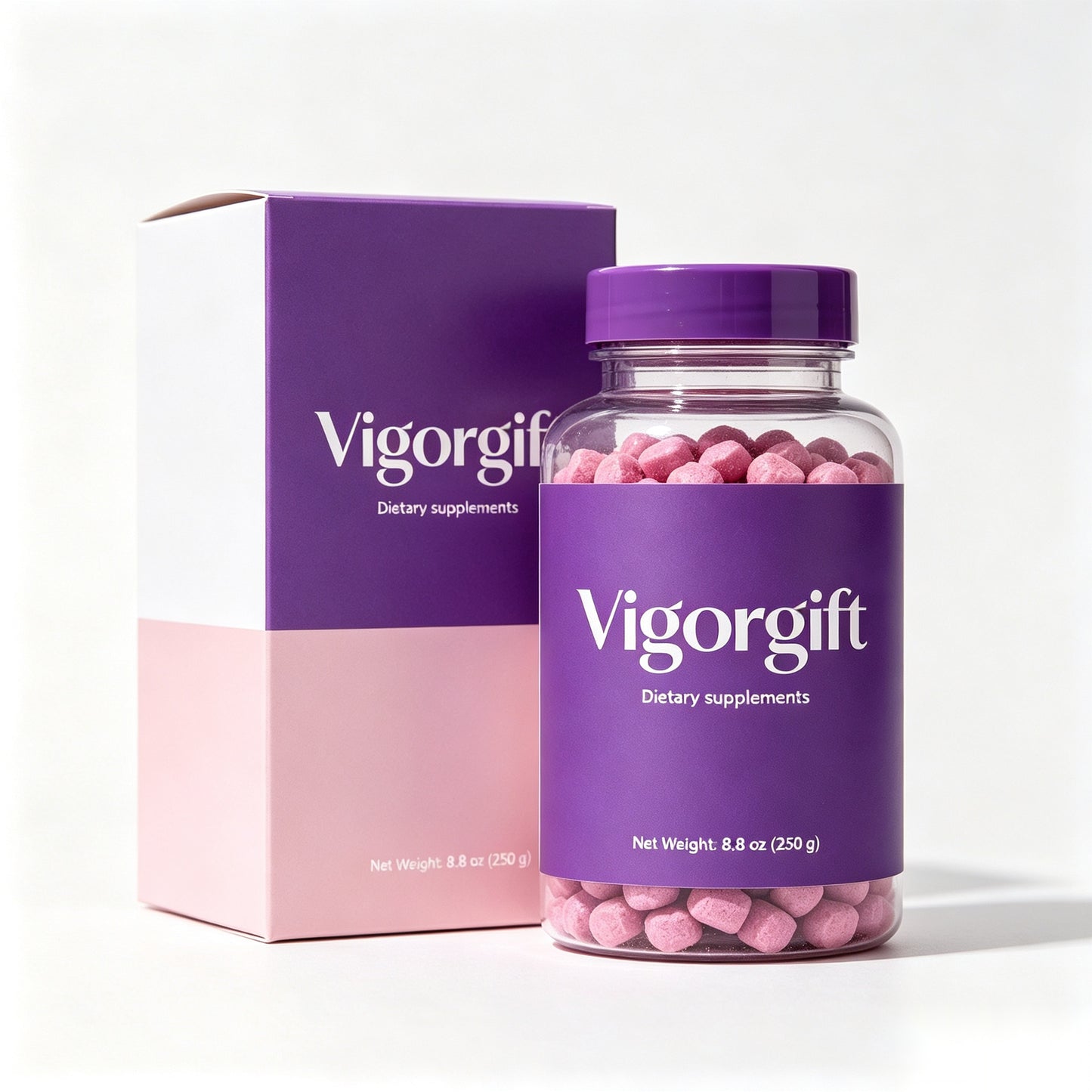 Vigorgift Chewable Dietary Supplement Gummies,Natural Gentle Daily Oral Supplement