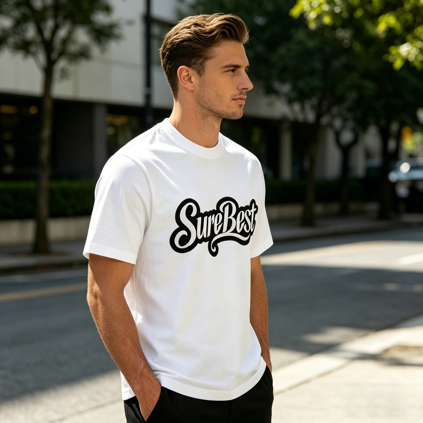 【SureBest Logo T-shirt】—— Stylish & Comfortable Everyday Essential