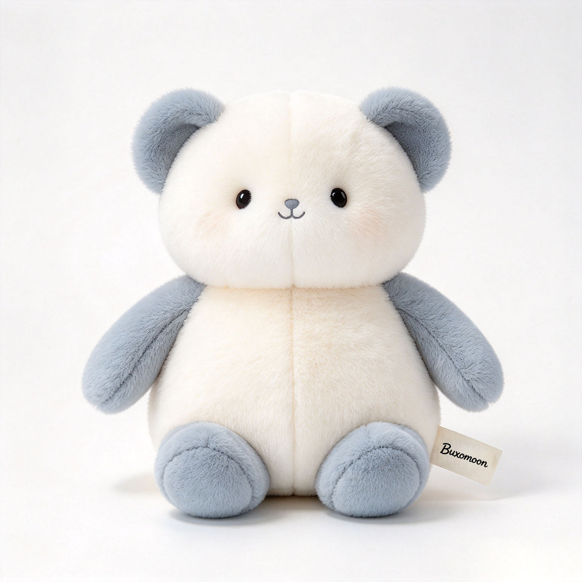 Buxomoon Cute Bear Plush Toy, Soft Stuffed Animal Plush Doll, Adorable Hugging Pillow Plush for Kids Adults Home Decor Gift