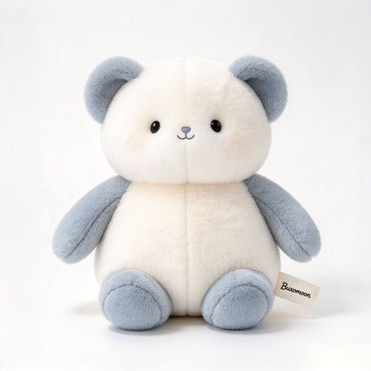 Buxomoon Cute Bear Plush Toy, Soft Stuffed Animal Plush Doll, Adorable Hugging Pillow Plush for Kids Adults Home Decor Gift