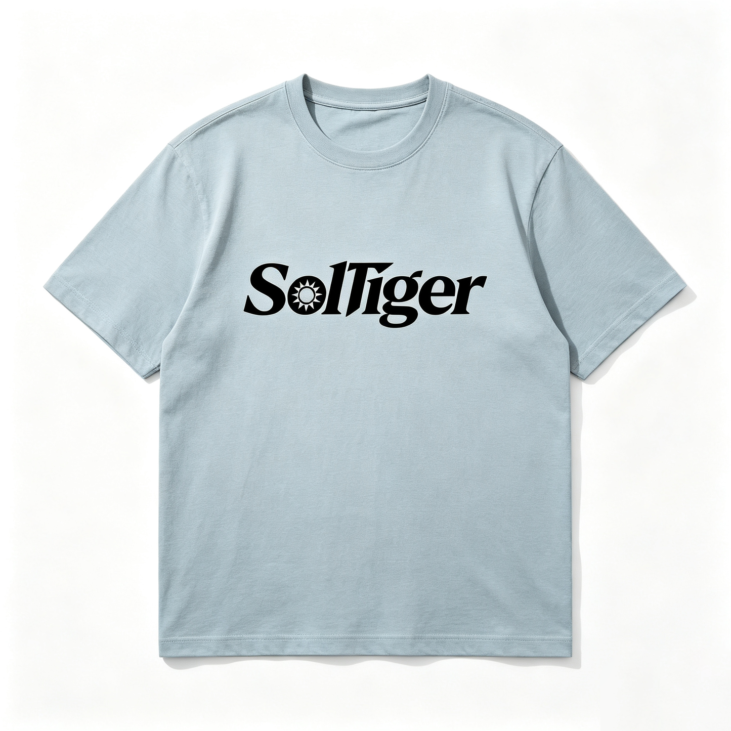 SolTiger Buttery Soft Mid-Weight Cotton Men’s Loose Fit T-Shirt, Classic Crew Neck Versatile Daily Short Sleeve Top