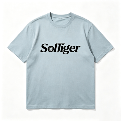 SolTiger Buttery Soft Mid-Weight Cotton Men’s Loose Fit T-Shirt, Classic Crew Neck Versatile Daily Short Sleeve Top