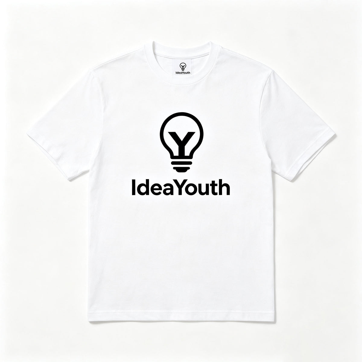 IdeaYouth Cotton Graphic Print Short Sleeve T‑shirt, Casual Crew Neck Basic Tee‑Shirt