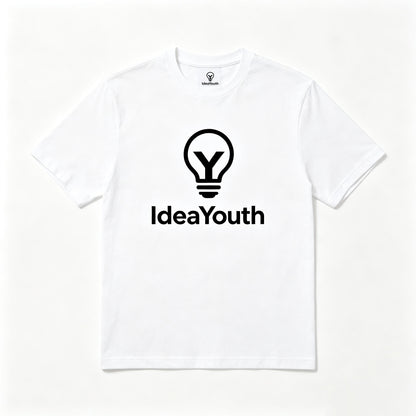 IdeaYouth Cotton Graphic Print Short Sleeve T‑shirt, Casual Crew Neck Basic Tee‑Shirt