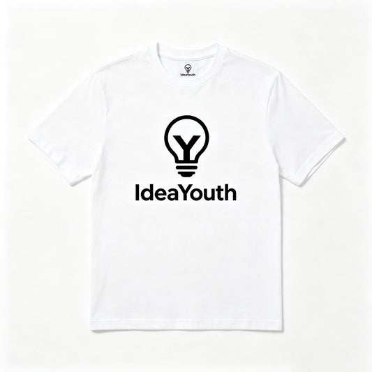 IdeaYouth Cotton Graphic Print Short Sleeve T‑shirt, Casual Crew Neck Basic Tee‑Shirt