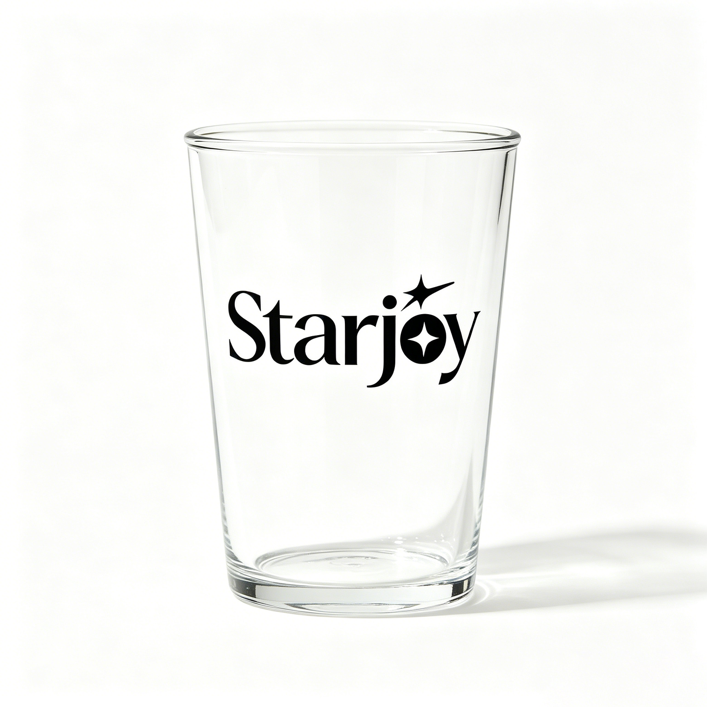 Starjoy Clear Heavy Base Glass Drinking Tumbler, Multipurpose Water Glass Cup, Dishwasher Safe Simple Glassware for Water Juice Coffee Tea Home Kitchen