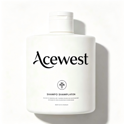 Acewest Amino Acid Shampoo, Gentle Volumizing & Anti-Dandruff Shampoo, Sulfate-Free Formula for Dry & Frizzy Hair, Suitable for Men & Women