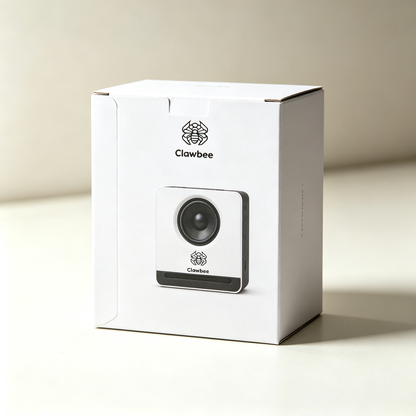 Clawbee Portable Bluetooth Loudspeaker, Compact Desktop Wireless Speaker, Rich Stereo Bass Audio, Rechargeable Small Speaker for Home, Office, Bedroom and Indoor Entertainment