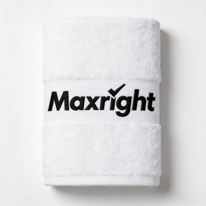 【Maxright Premium Cotton Bath Towel】—— Your Daily Luxury of Softness & Cleanliness