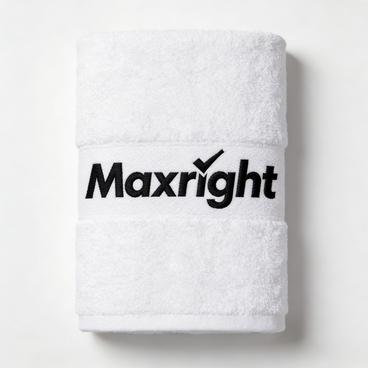 【Maxright Premium Cotton Bath Towel】—— Your Daily Luxury of Softness & Cleanliness