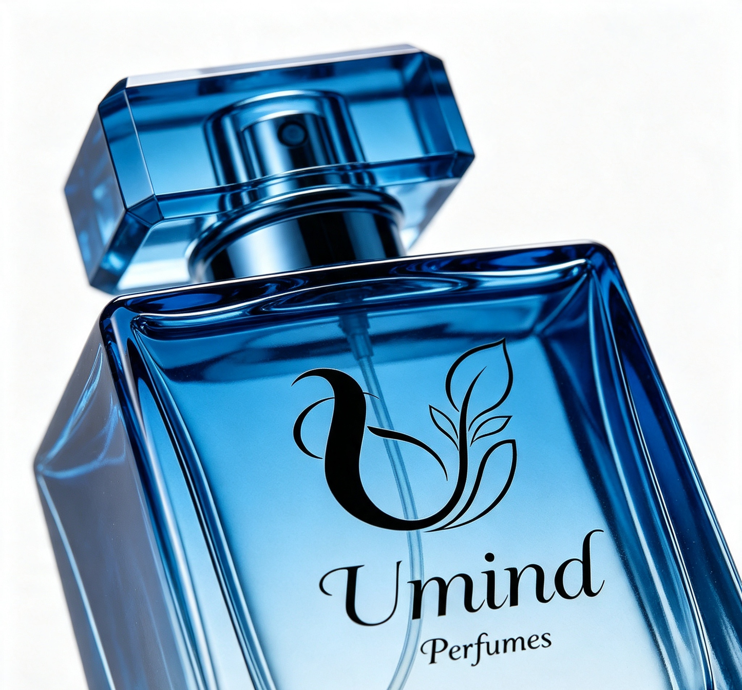 Umind Eau de Toilette Fresh Aquatic Woody Scent Perfume, Luxury Blue Square‑Glass Fragrance Bottle for Men, Long‑Lasting Cologne for Daily Work Dating