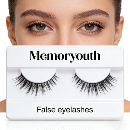 【Memoryouth Natural Layered False Eyelashes】—— Effortless Glam for Every Occasion