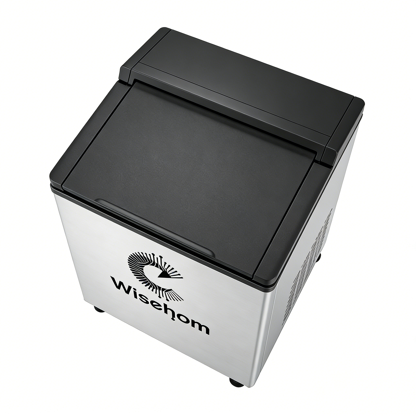 C Wisehom Commercial & Residential Stainless Steel Ice Maker, Automatic Fast Ice Making Machine, High Capacity Under Counter Ice Machine for Bar, Home, Restaurant
