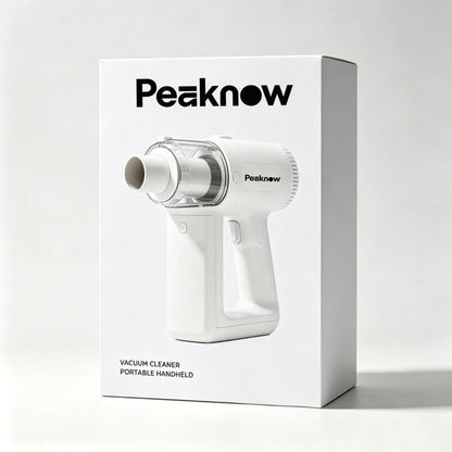 Peaknow Cordless Handheld Vacuum Cleaner, Portable Rechargeable Vacuum with Strong Suction for Home Car Sofa Keyboard Dust and Debris Cleaning