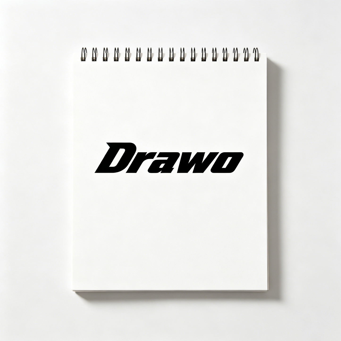 Drawo Spiral Notebook,Blank Sketch Journal, 100GSM Thick Paper, 80 Sheets, Durable Wirebound Notebook for Writing, Drawing, Note-Taking, School & Office Supplies