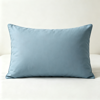Selfhome Soft Cooling Bed Pillow with Reversible Cover, Breathable Skin-Friendly Rectangular Sleeping Pillow, Compressed Packed Support Pillow for Side Back Stomach Sleepers, Hotel Quality Bedroom Pillow