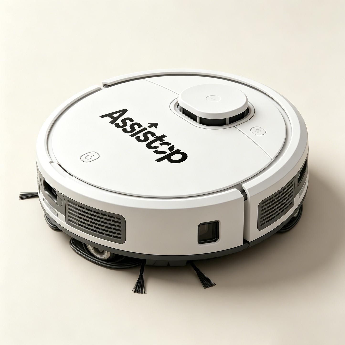 Assistop Robot Vacuum Cleaner, Automatic Self-Charging Robotic Sweeper with Strong Suction, Anti-Collision Sensor, Ideal for Hardwood Floors, Pet Hair, Carpets, Quiet Household Floor Cleaning Robot