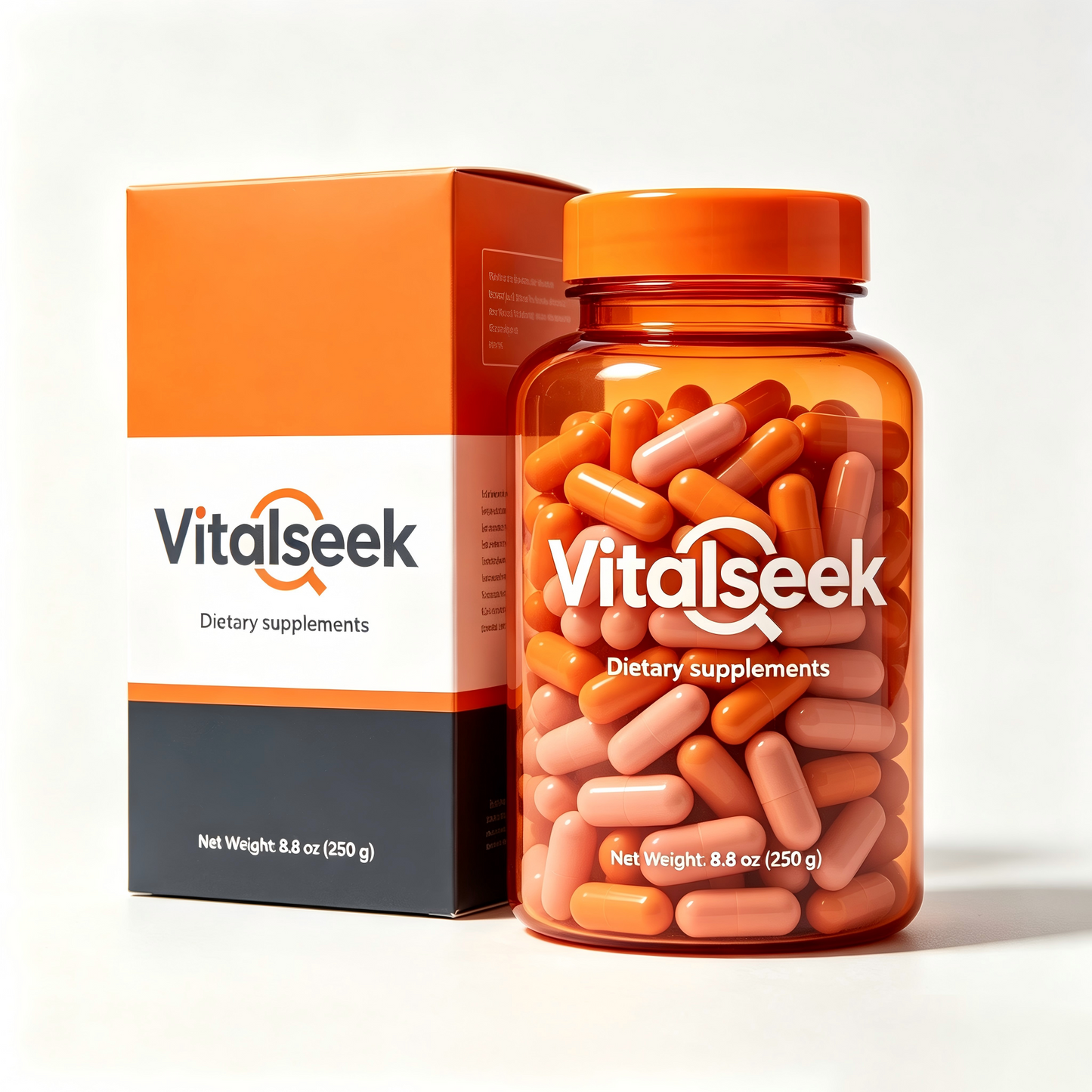 Vitalseek Daily Wellness Dietary Supplement Capsules, Premium All-Round Support Health Capsules, Easy-to-Swallow Vegetarian Capsules