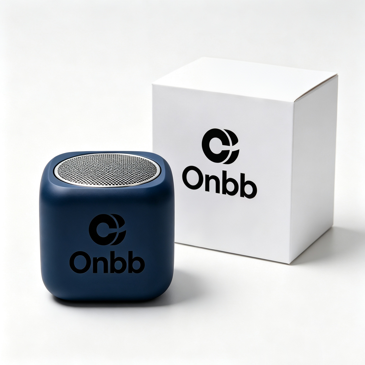 Onbb Portable Bluetooth Speaker, Small Cube Wireless Speaker with Loud Clear Sound, Built-in Mic, USB-C Charging, Compact Mini Speaker for Home, Travel, Outdoor
