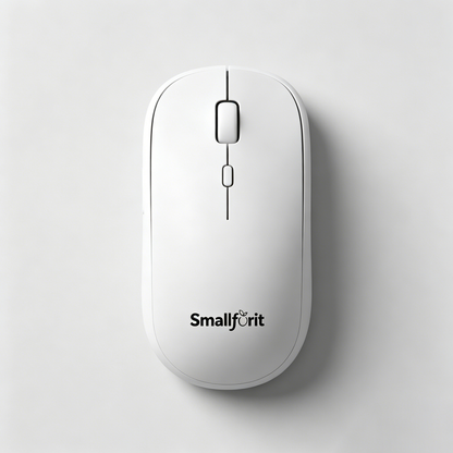 Smallfurit Wireless Mouse, Quiet Click Cordless Mice with Receiver Storage, Compatible with Windows Mac Chromebook