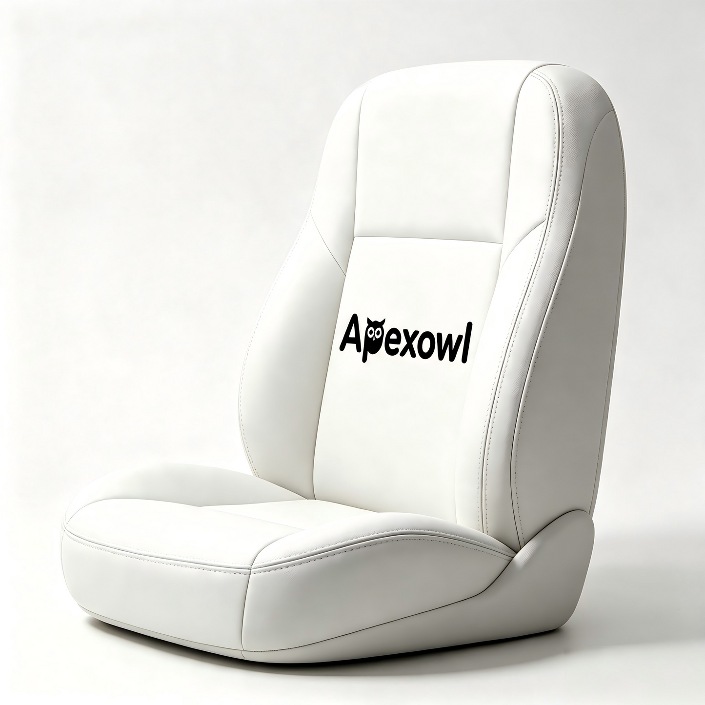 Apexowl Full Set Vehicle Seat Cushion, Premium Faux Leather Car Seat Covers, Ergonomic Support Seat Protector for Sedan SUV Truck, Comfortable All-Season Auto Seat Pad