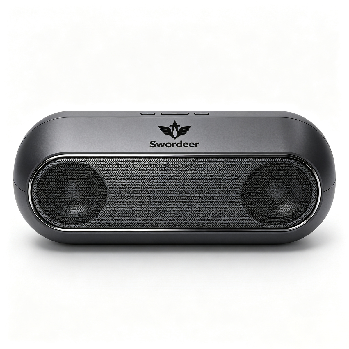 Swordeer Portable Bluetooth Stereo Speaker, Dual Drivers Wireless Audio Player, Rechargeable Personal Stereo Speaker for Home, Travel, Outdoor Party