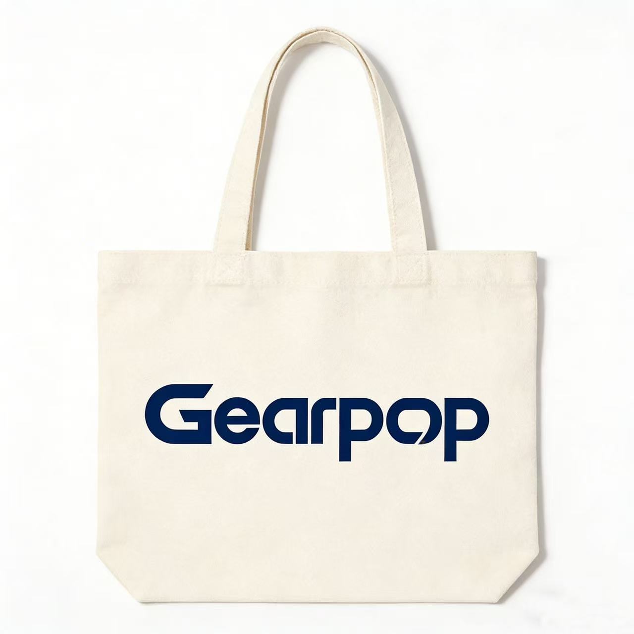 【Gearpop Canvas Shopping Tote Bag】—— Eco-Friendly Choice of Style & Function