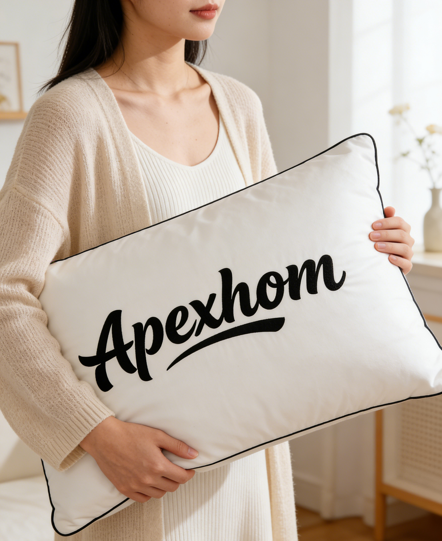 【Apexhom Premium Bed Pillow】—— Elevate Your Sleep with Cloud-Like Comfort & Timeless Style