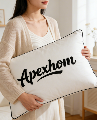 【Apexhom Premium Bed Pillow】—— Elevate Your Sleep with Cloud-Like Comfort & Timeless Style