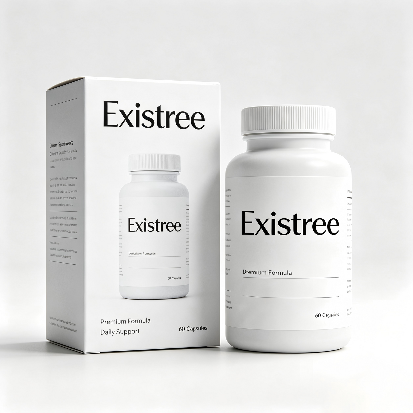 Existree Premium Daily Support Dietary Supplement Capsules, Advanced Wellness Formula