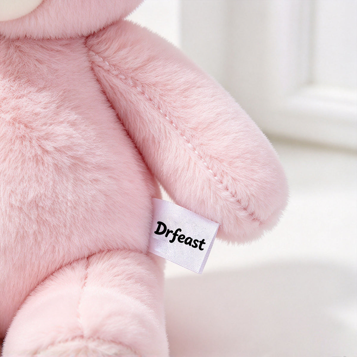 Drfeast Cute Pink Teddy Bear Plush Toy, Soft Stuffed Animal Bear Plush Pillow for Kids Gift Home Decoration