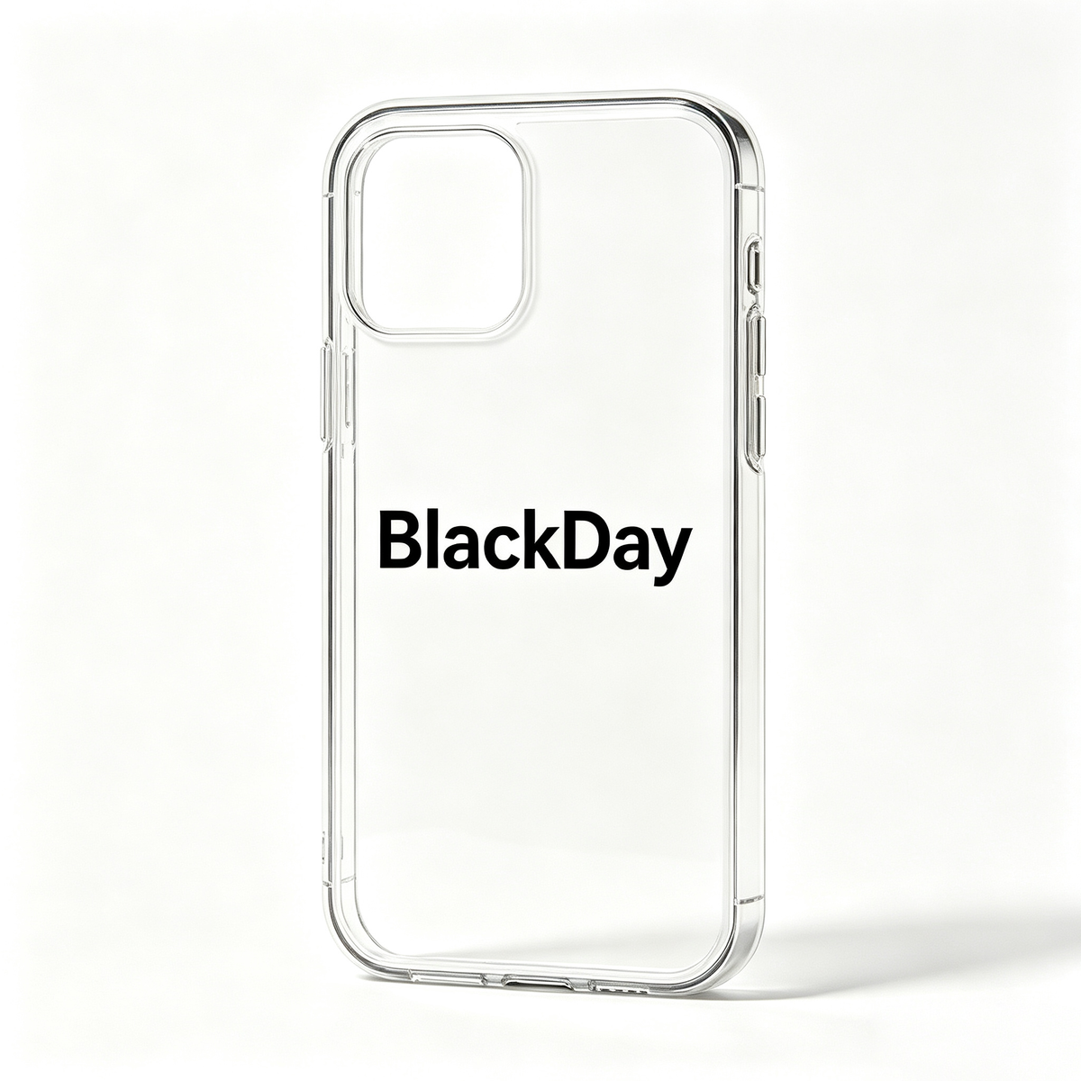 BlackDay Clear Cell Phone Case, Shockproof Transparent Phone Cover, Slim Lightweight Protective Case for Smartphone, Anti-Yellowing Phone Shell for Daily Use