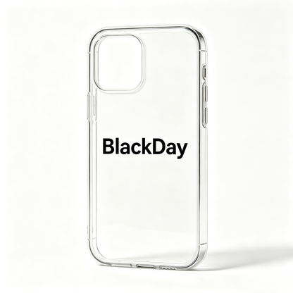 BlackDay Clear Cell Phone Case, Shockproof Transparent Phone Cover, Slim Lightweight Protective Case for Smartphone, Anti-Yellowing Phone Shell for Daily Use