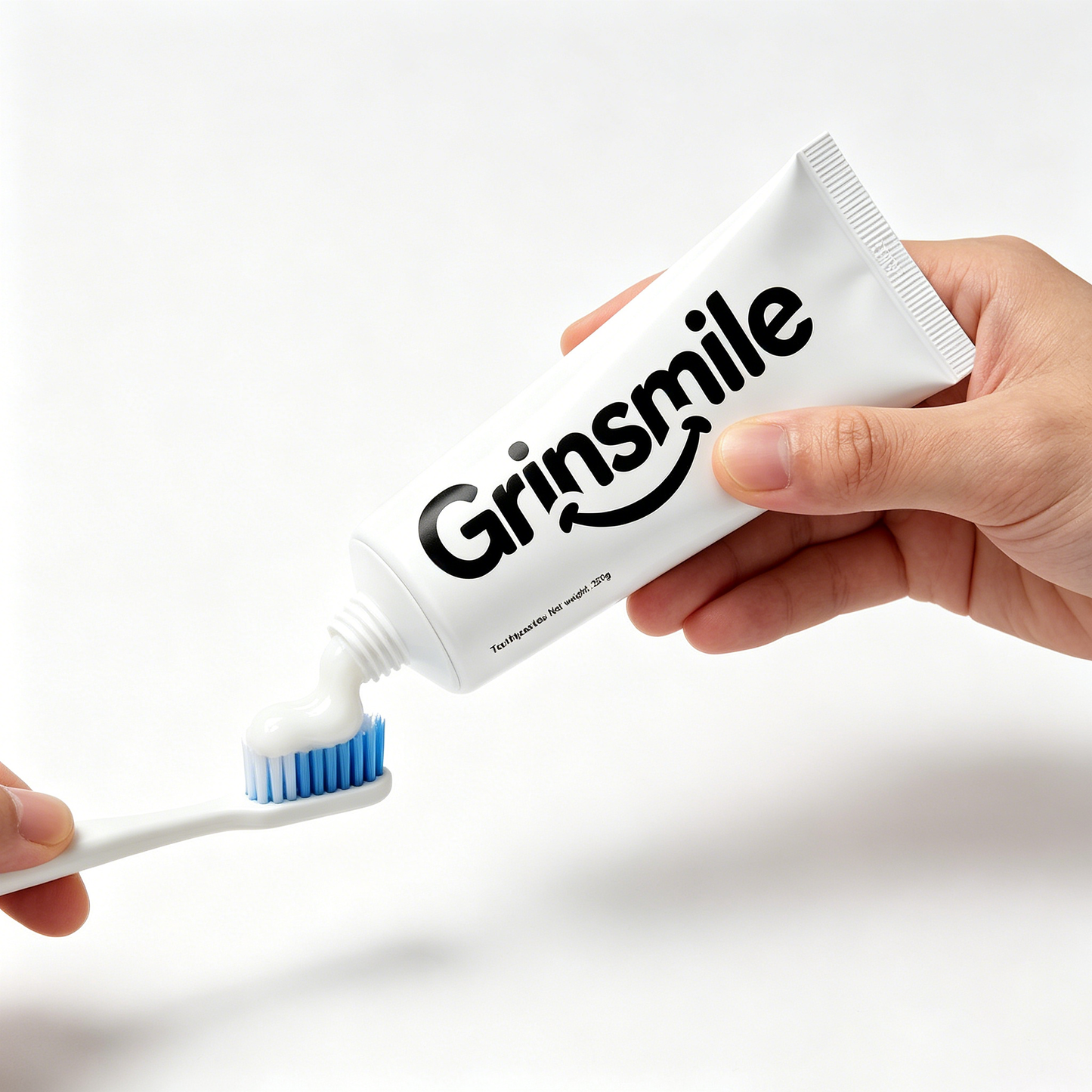 Grinsmile Deep Clean Whitening Toothpaste 250g, Freshens Bad Breath, Removes Stains, Protects Enamel, Gentle Daily Oral Care Toothpaste for Adults