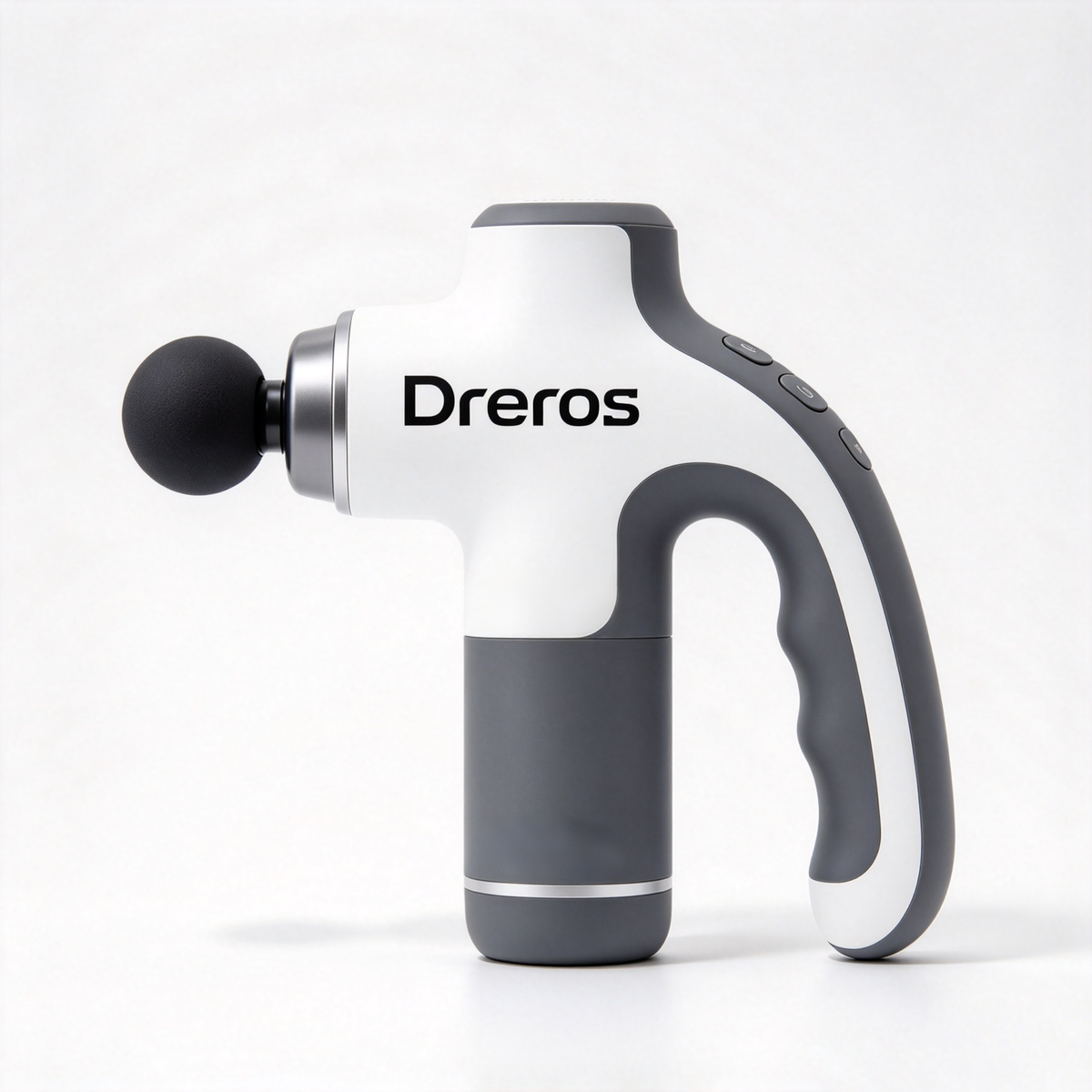 Dreros Handheld Massage Gun, Rechargeable Deep Tissue Muscle Massager, Portable Electric Body Massager for Back Neck Leg Relief for Home Gym Office
