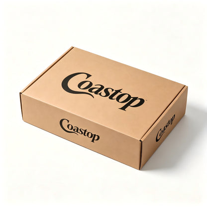 Coastop Off-White Crewneck Knit Sweater, Unisex Letter Print Loose Pullover, Casual Warm Top for Fall Winter