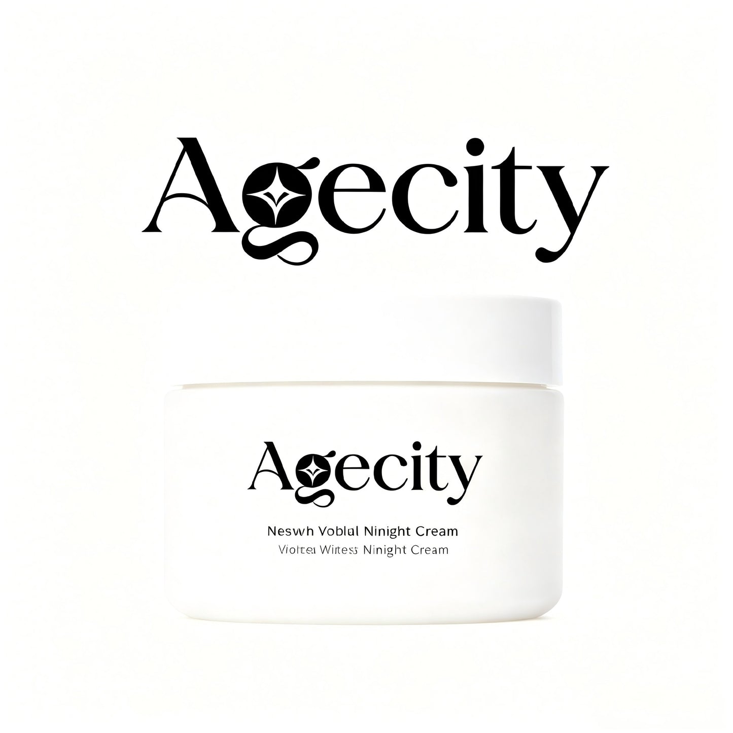 Agecity Night Repair Face Cream, Hydrating Anti-Aging Night Cream for Wrinkles & Fine Lines, Brightening & Barrier Repair, Suitable for Sensitive Skin