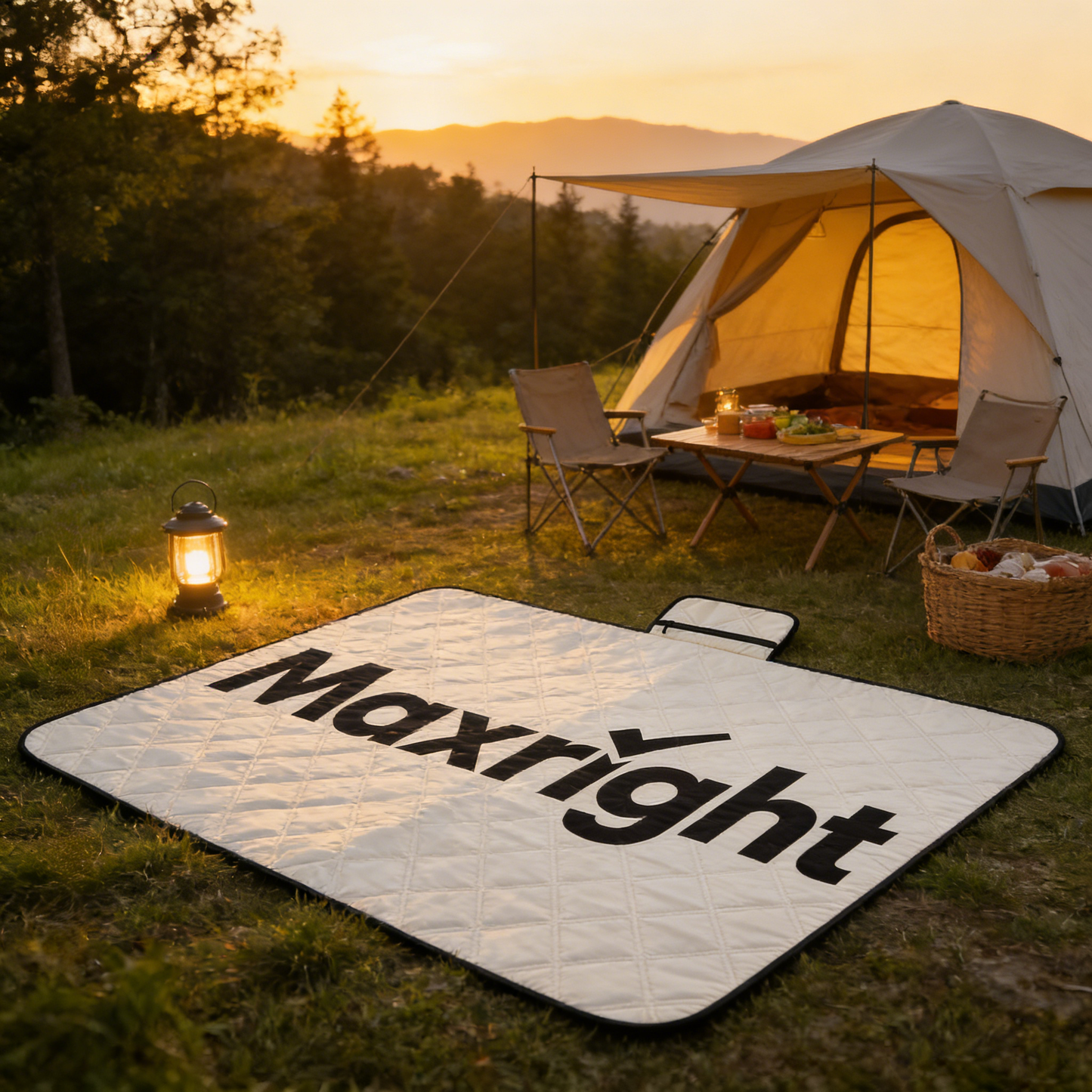 【Maxright Portable Picnic Blanket】—— Ultimate Companion for Outdoor Adventures & Family Gatherings