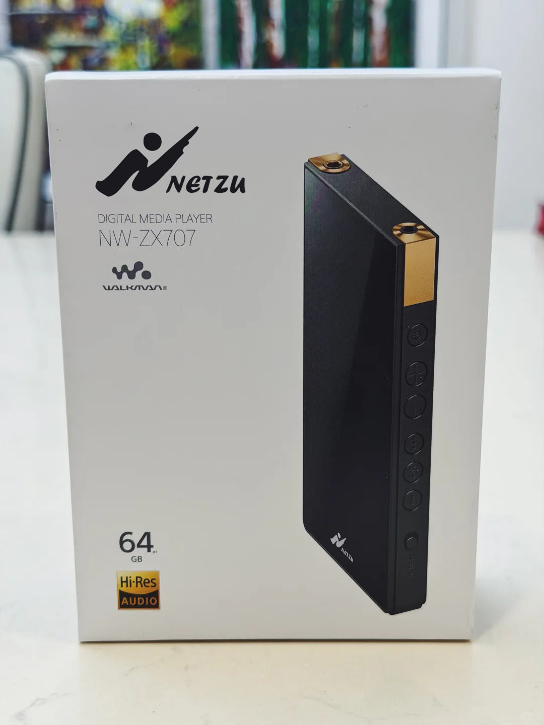 NETZU NW-ZX707 Hi-Res Digital Audio Player, 64GB Lossless MP3 Player with 3.5/4.4mm Dual Audio Jack, Touch Screen HiFi Music Player, Portable Walkman Audio Player for Lossless FLAC WAV APE DSD Playback