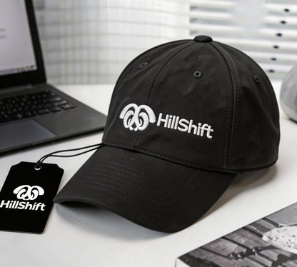 HillShift Unisex Baseball Cap, Quick Dry Lightweight Dad Hat with 3D Embroidery Logo, Adjustable Outdoor Sports Trucker Hat for Men Women