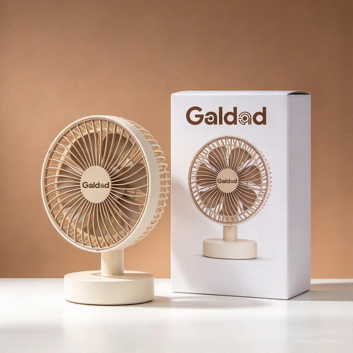 Galdad Electric Fans, Small Desk Table Fan, Portable Quiet Desktop Fan for Home, Office, Bedroom, Dorm Personal Cooling Fan